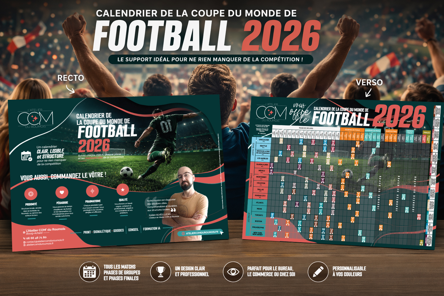 Calendrier Coupe du Monde 2026 : boostez votre communication locale